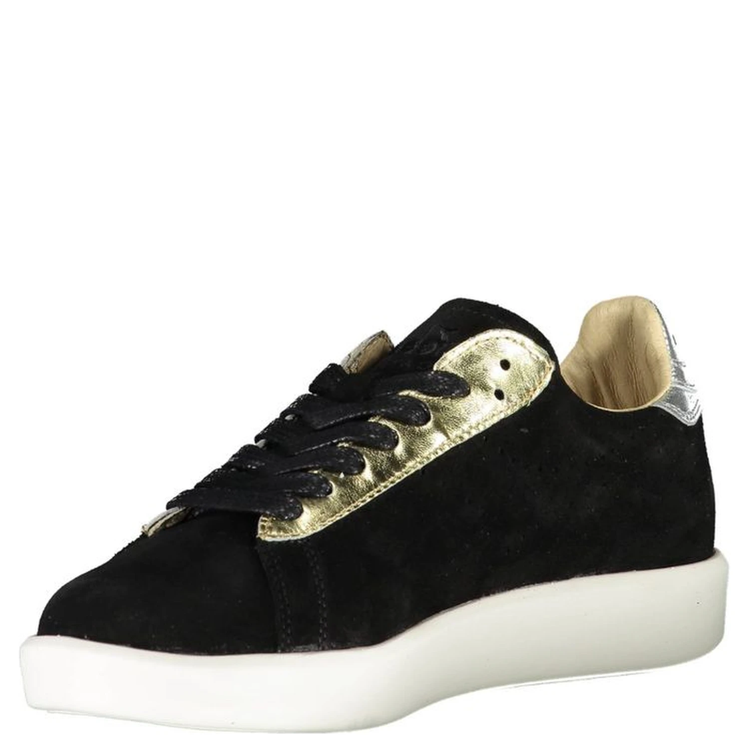 Black Fabric Sneaker