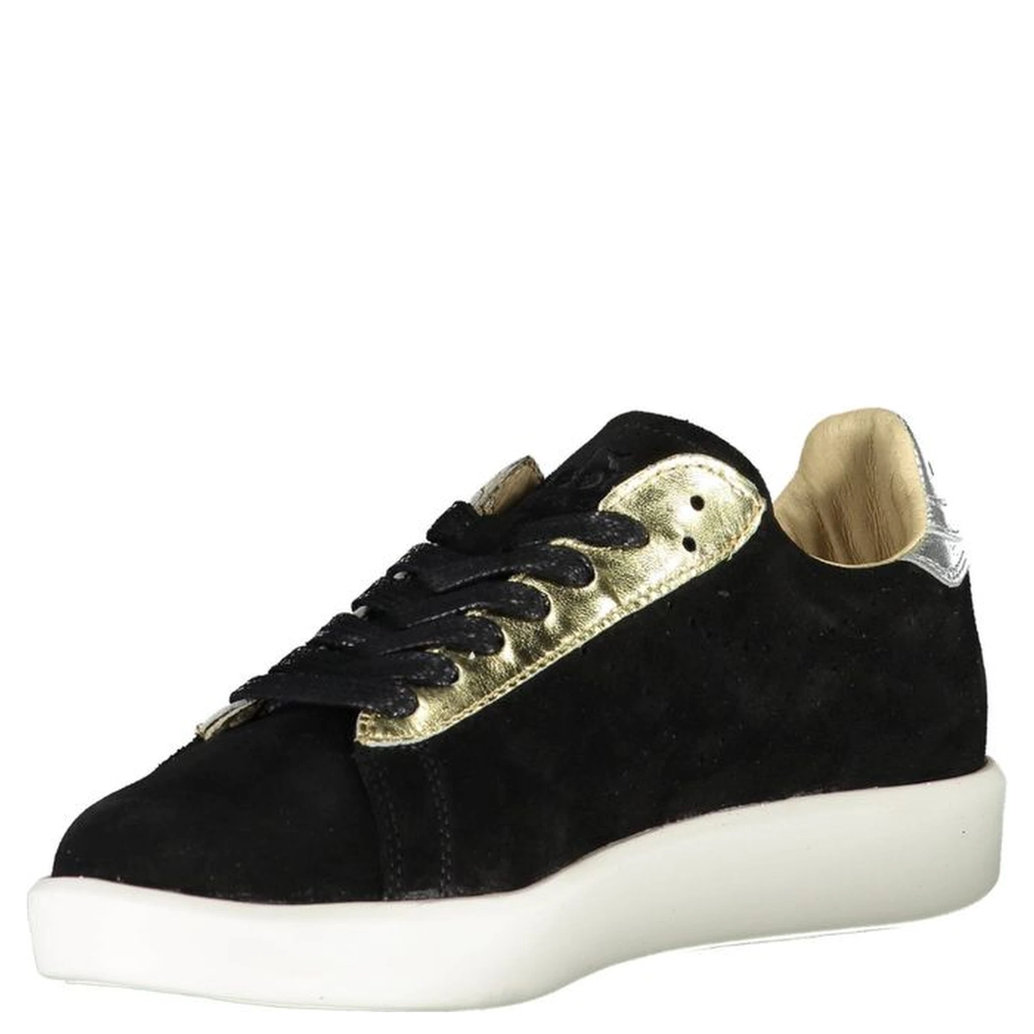 Black Fabric Sneaker