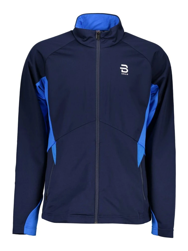 Blue Polyester Jackets & Coat