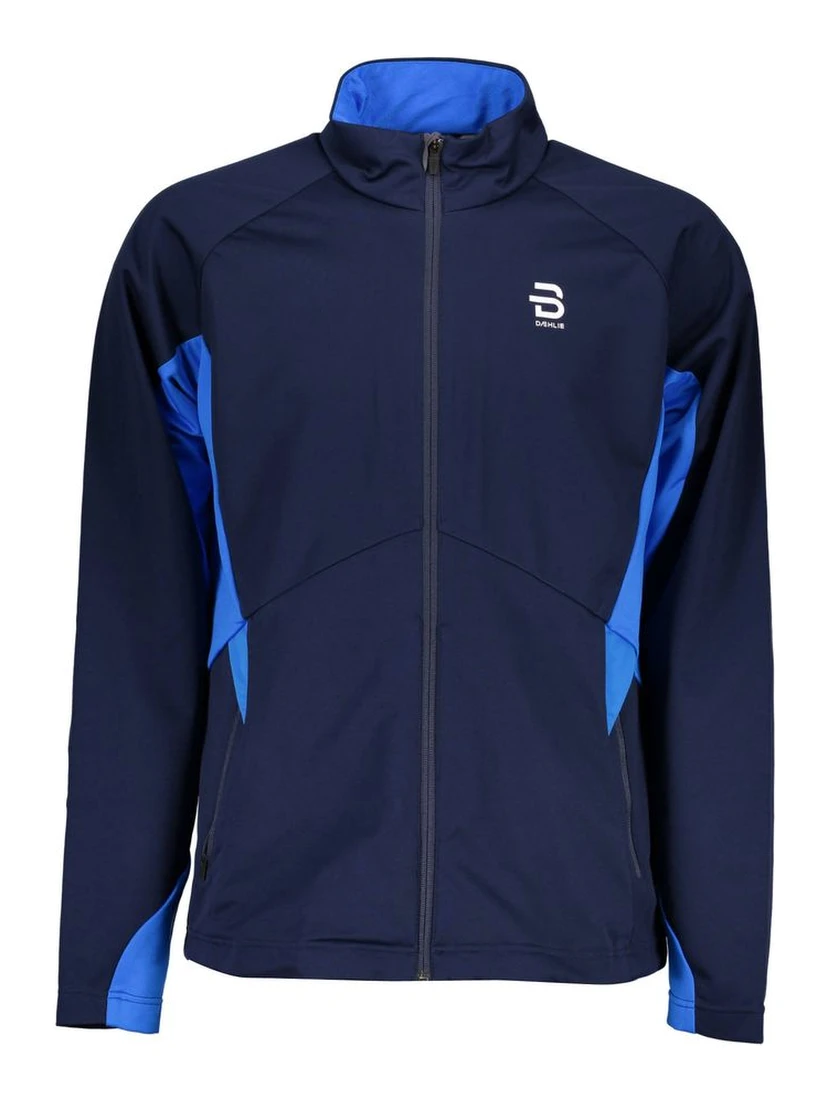 Blue Polyester Jackets & Coat