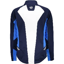 Blue Polyester Jackets & Coat