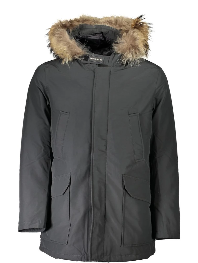 Gray Cotton Jackets & Coat