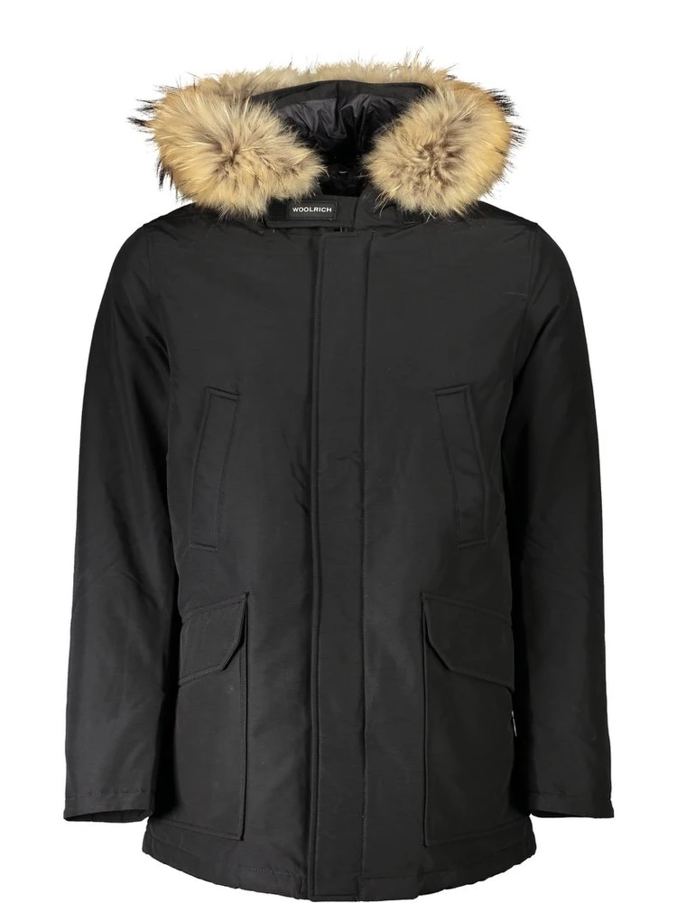 Black Cotton Jackets & Coat