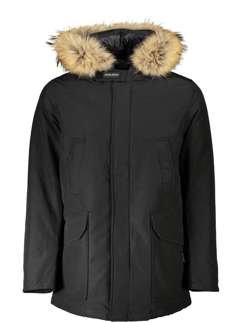 Black Cotton Jackets & Coat