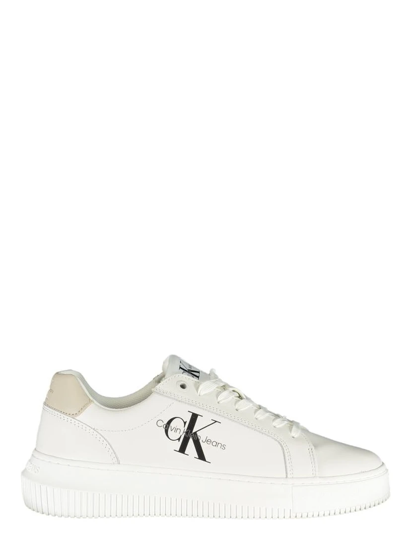 White Polyester Sneaker