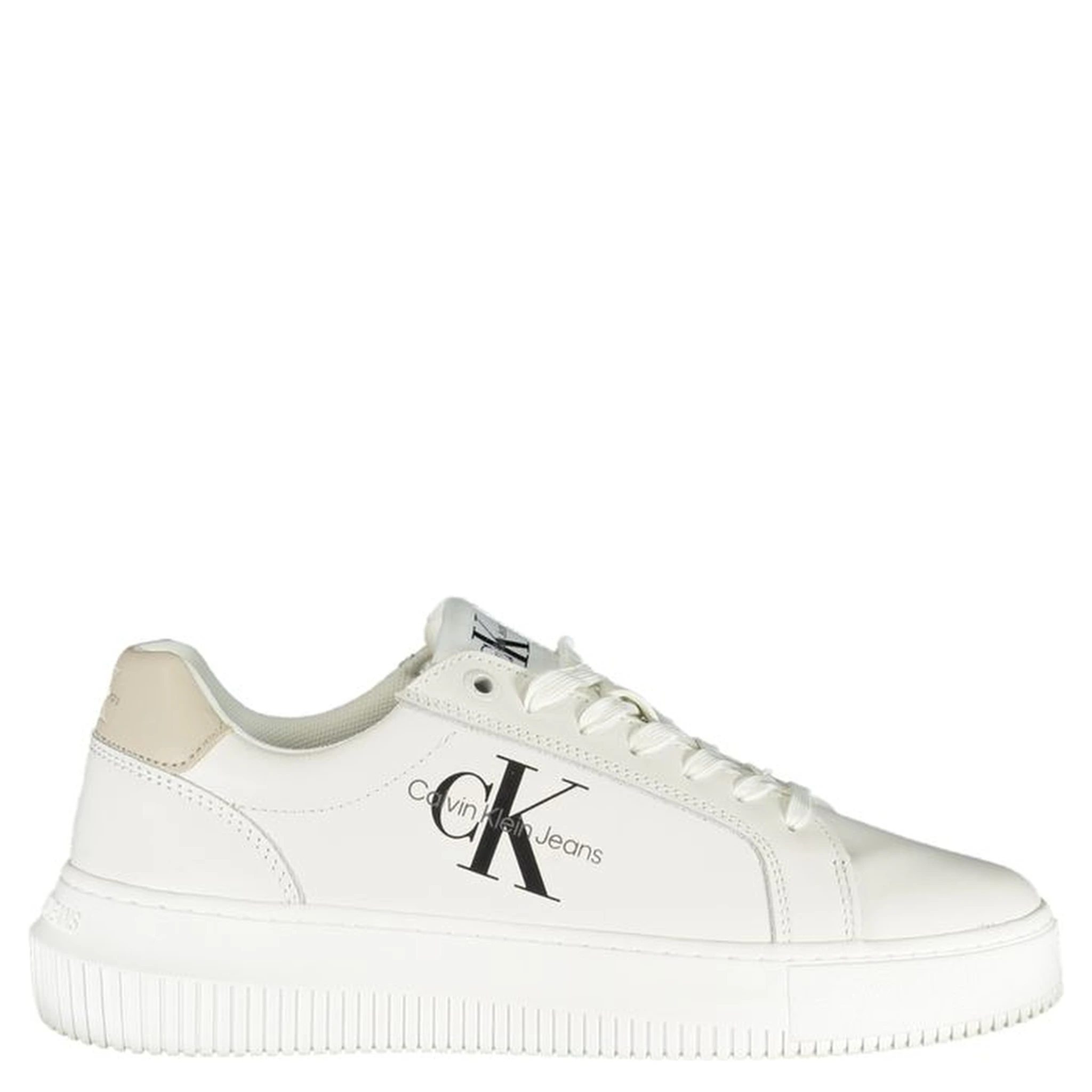 White Polyester Sneaker