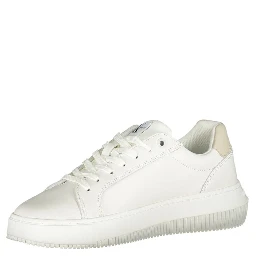 White Polyester Sneaker