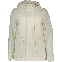 White Cotton Jackets & Coat