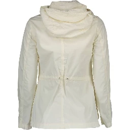 White Cotton Jackets & Coat