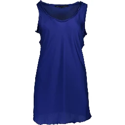 Blue Polyester T-Shirt