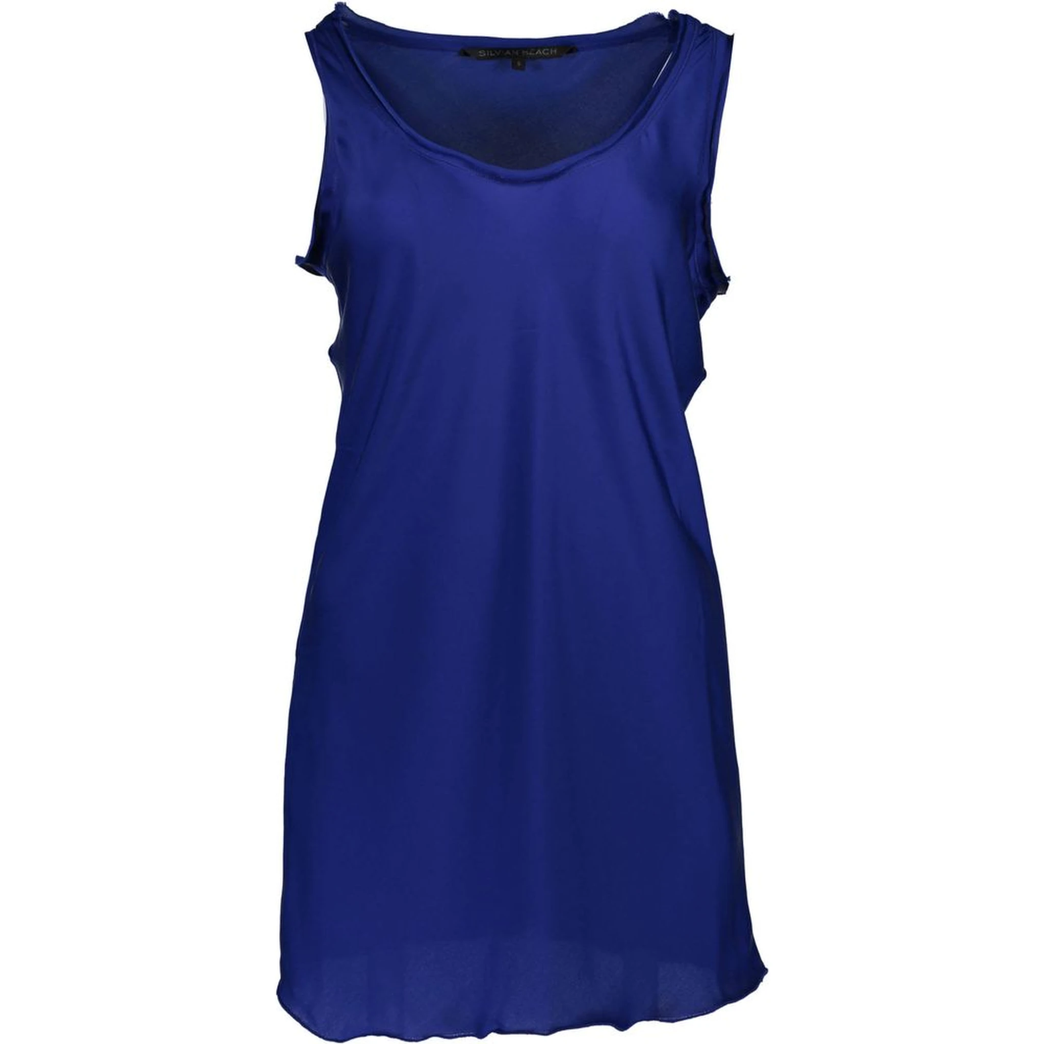 Blue Polyester T-Shirt