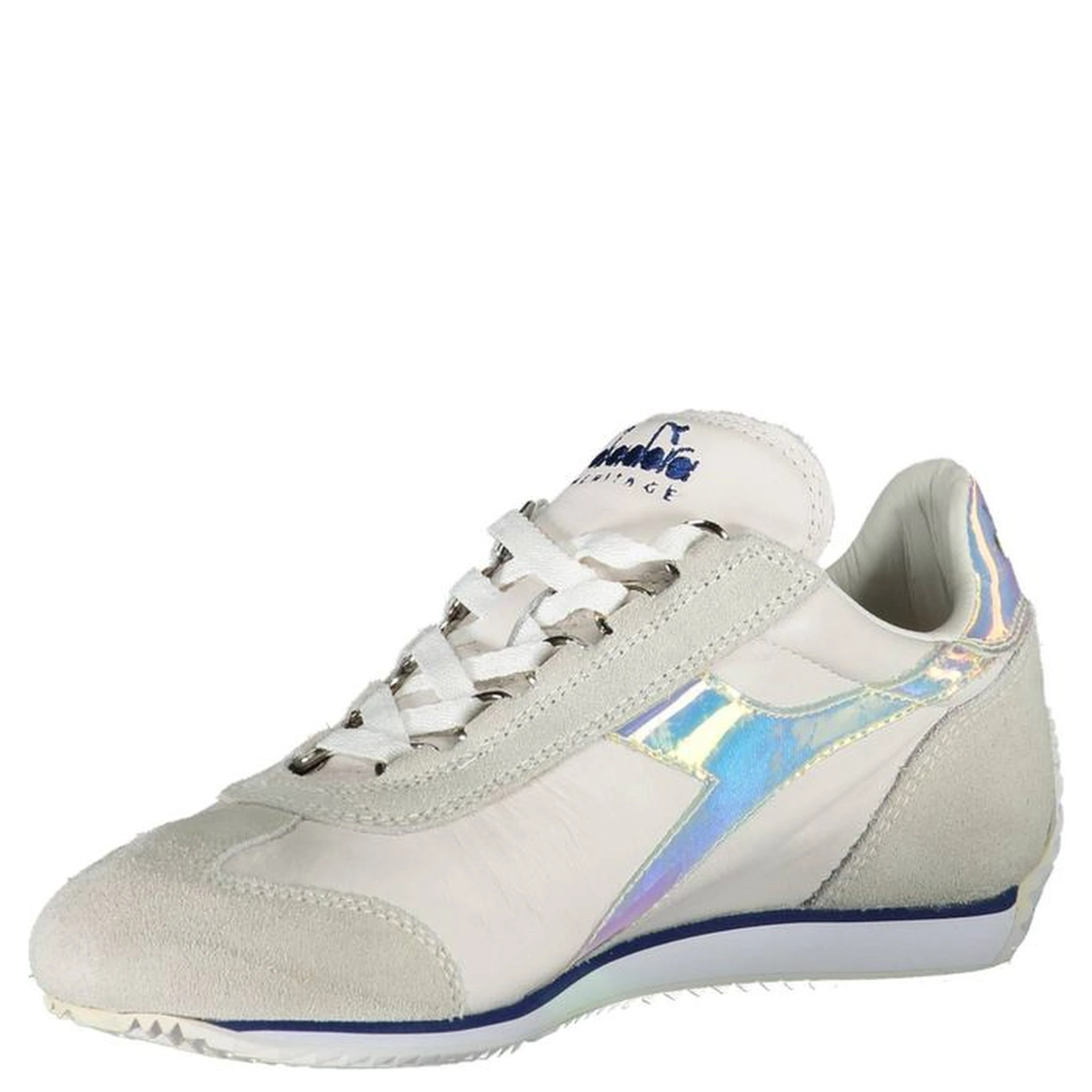 White Fabric Sneaker