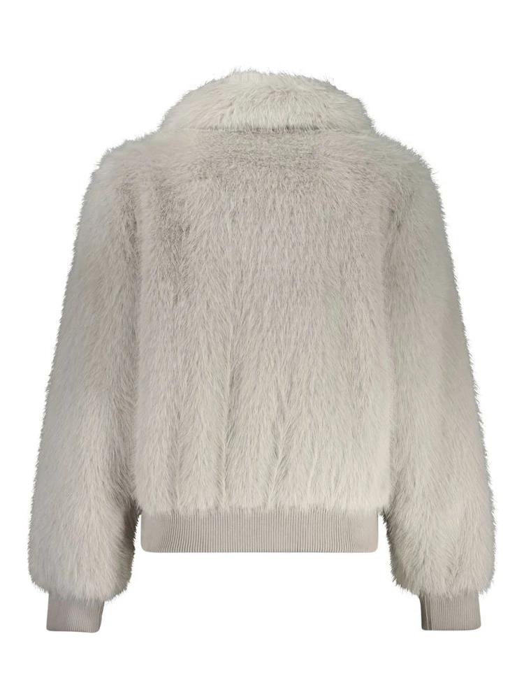 Gray Polyester Jackets & Coat alternative