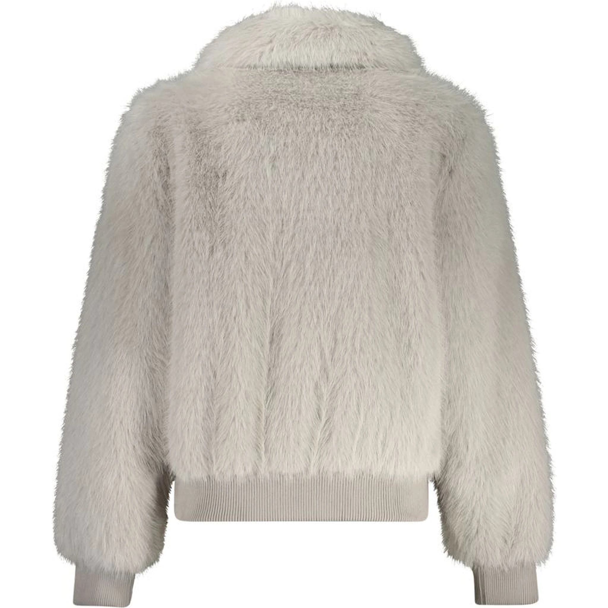 Gray Polyester Jackets & Coat