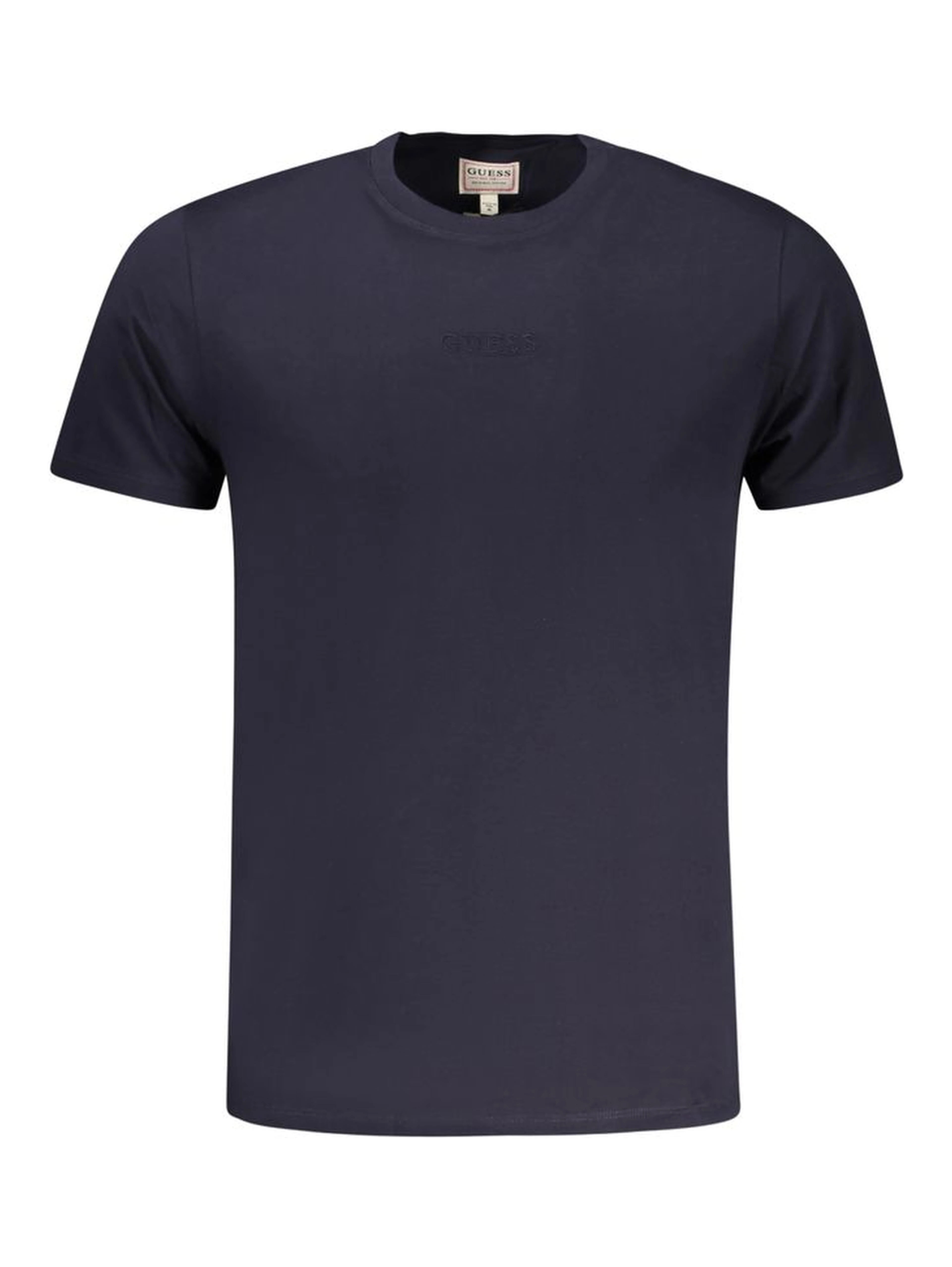 Men's Blue Cotton T-Shirt.