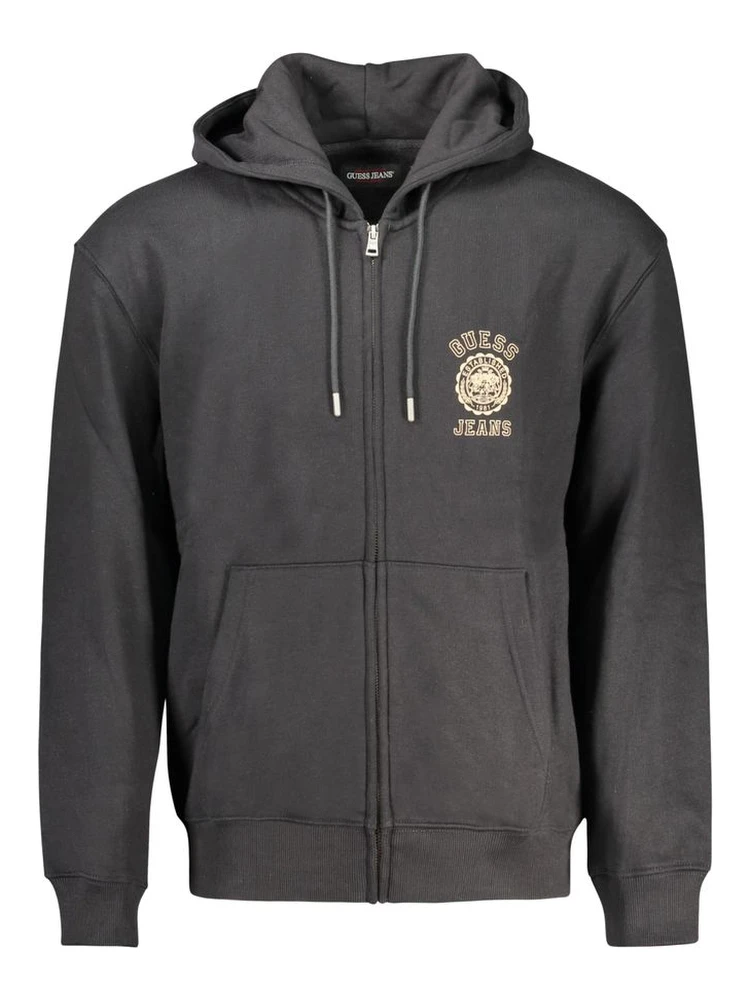 Black Cotton Sweatshirt