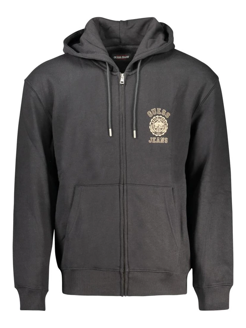 Black Cotton Sweatshirt