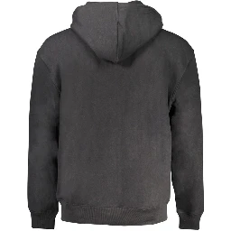 Black Cotton Sweatshirt