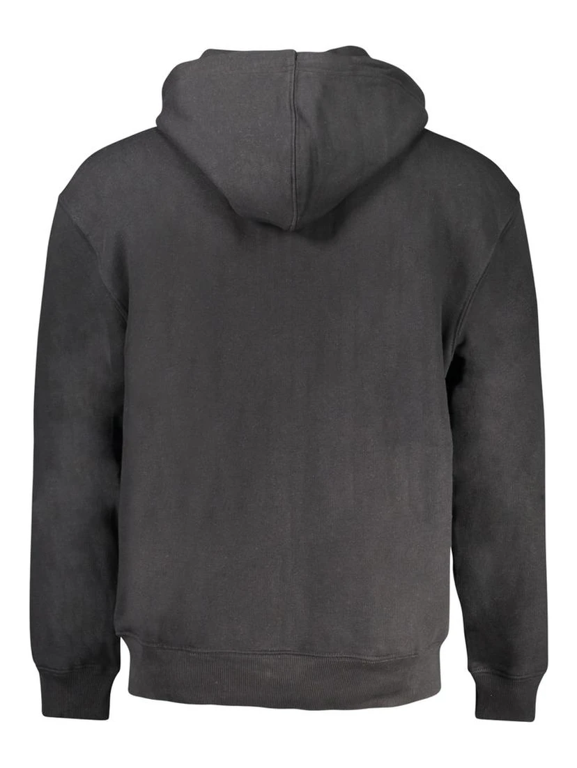 Black Cotton Sweatshirt