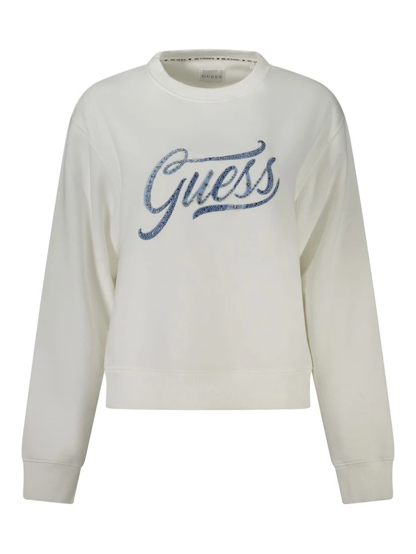 White Cotton Sweatshirt