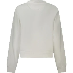 White Cotton Sweatshirt