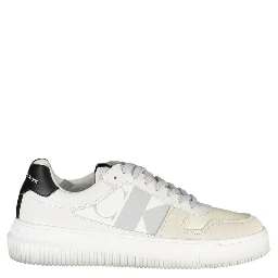 White Polyester Sneaker
