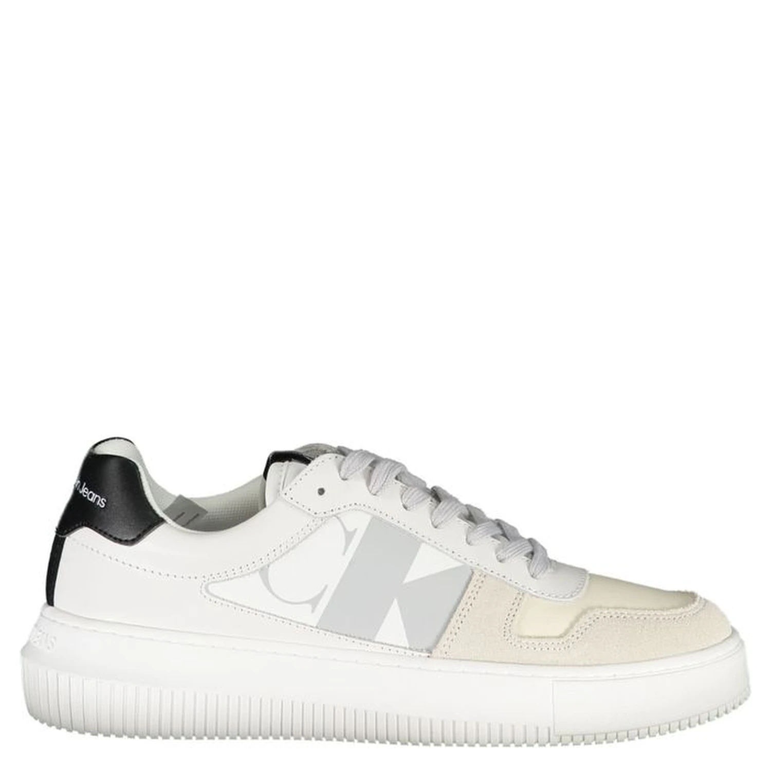 White Polyester Sneaker