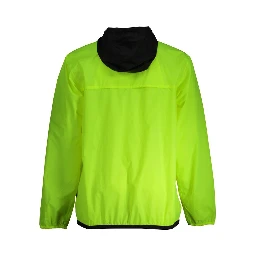 Yellow Polyamide Men Jacket