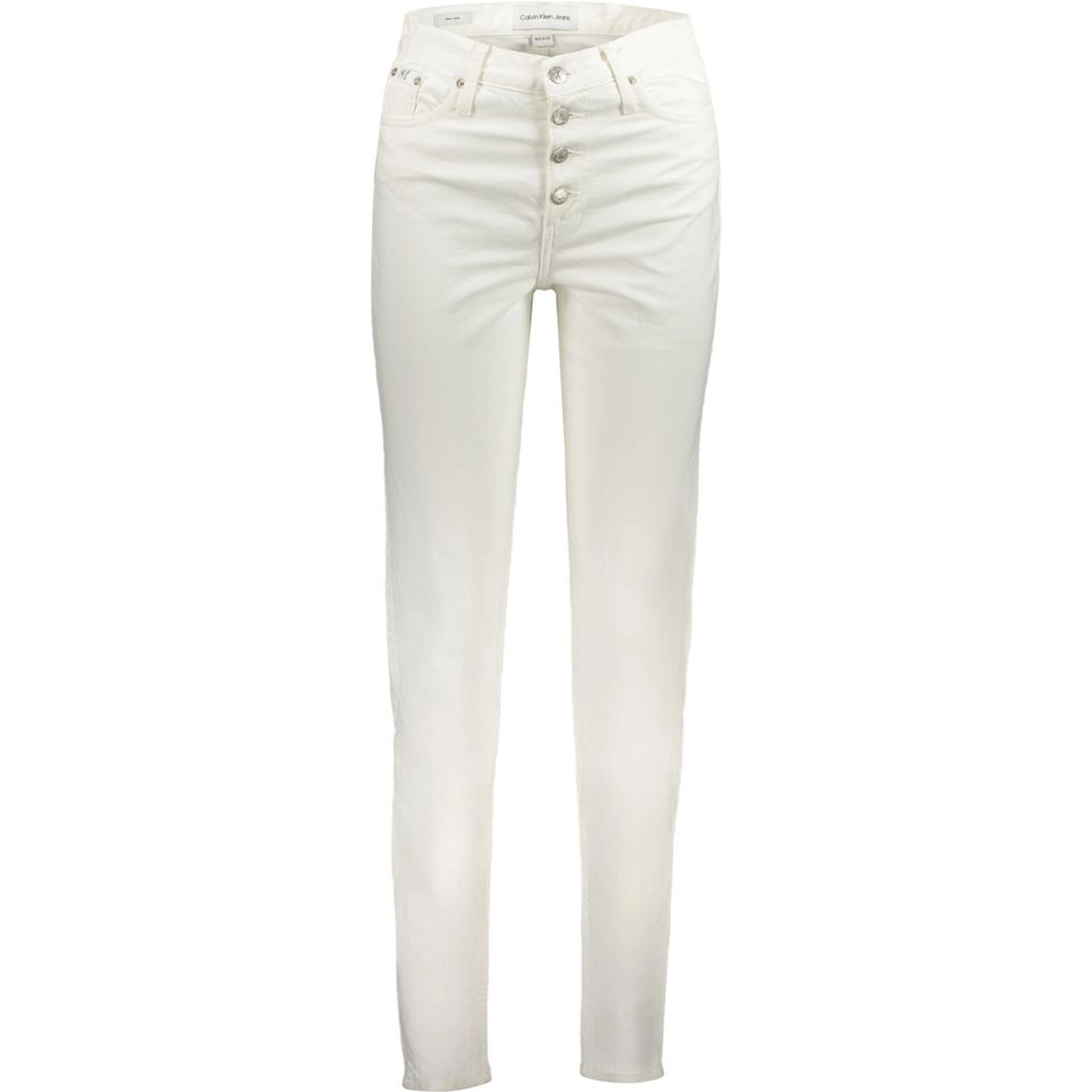 White Cotton Women Jeans