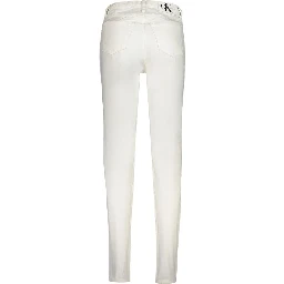 White Cotton Women Jeans