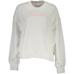 White Cotton Women Sweater