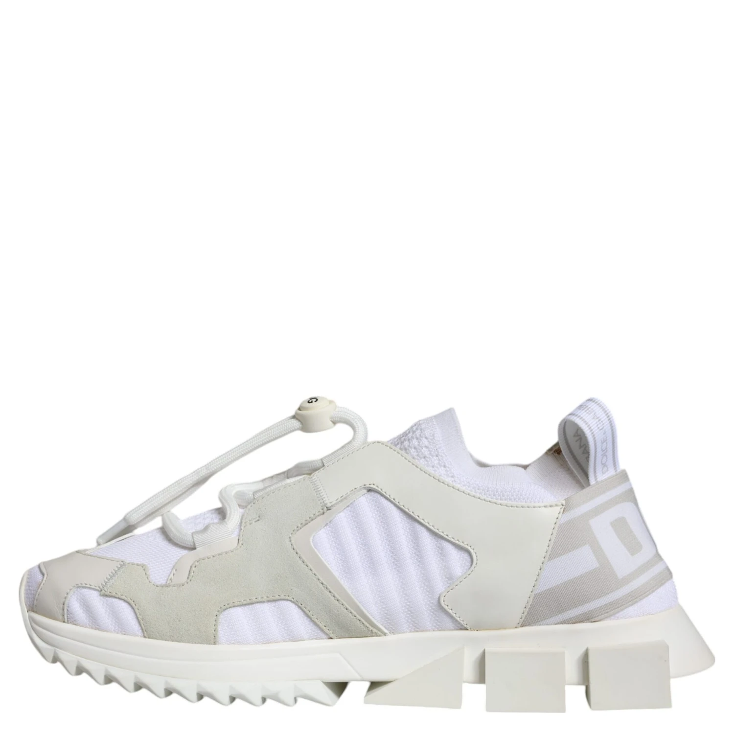 White Mesh Sorrento Trekking Sneakers Shoes