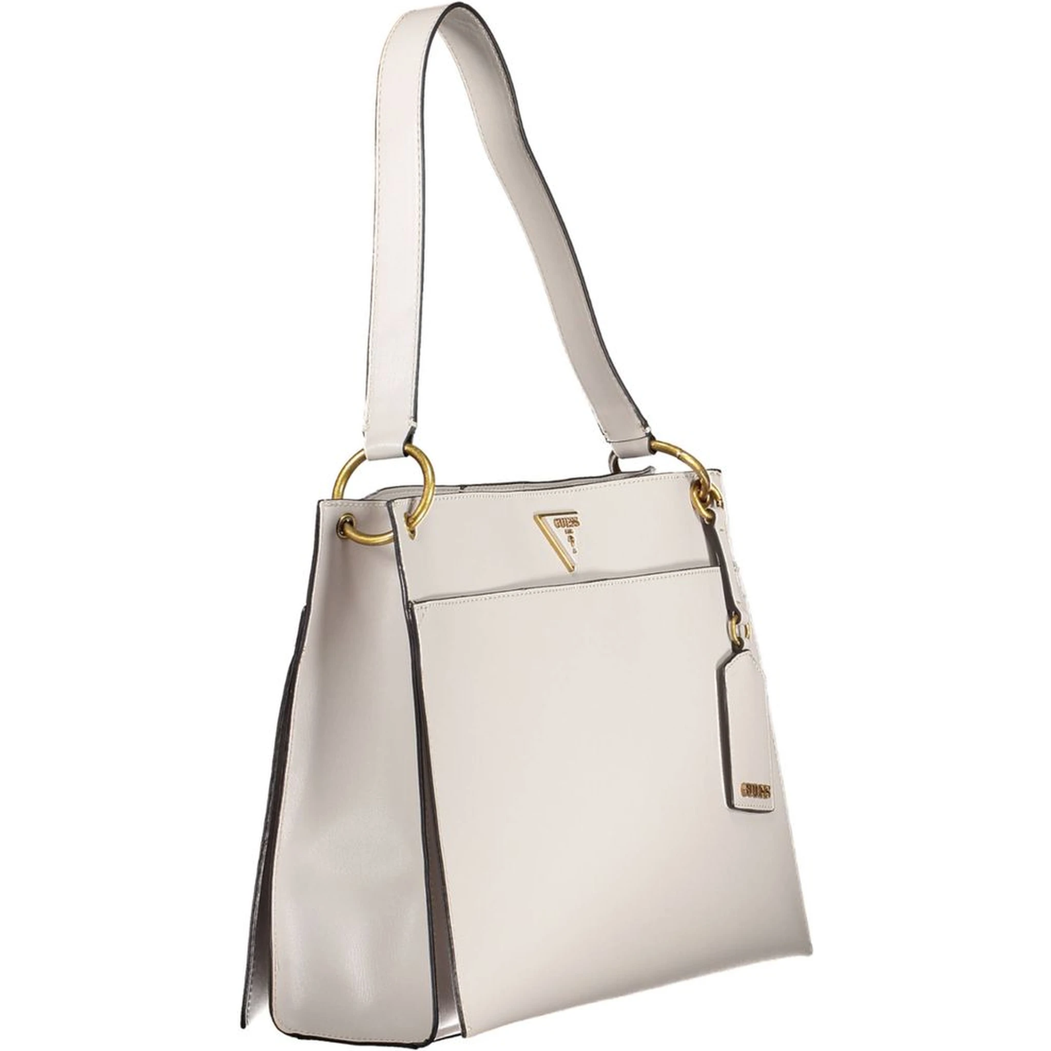 Gray Polyethylene Handbag