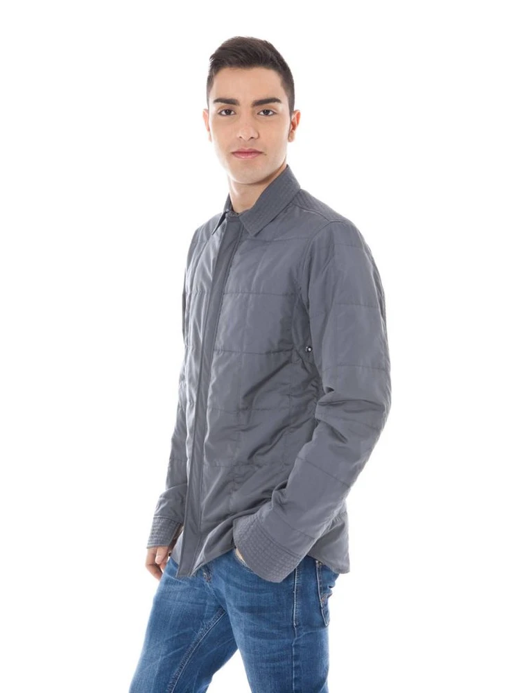 Gray Polyester Jackets & Coat alternative