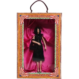 Black Dress Ceramic Porcelain Fashion Leather Sicily Dolls