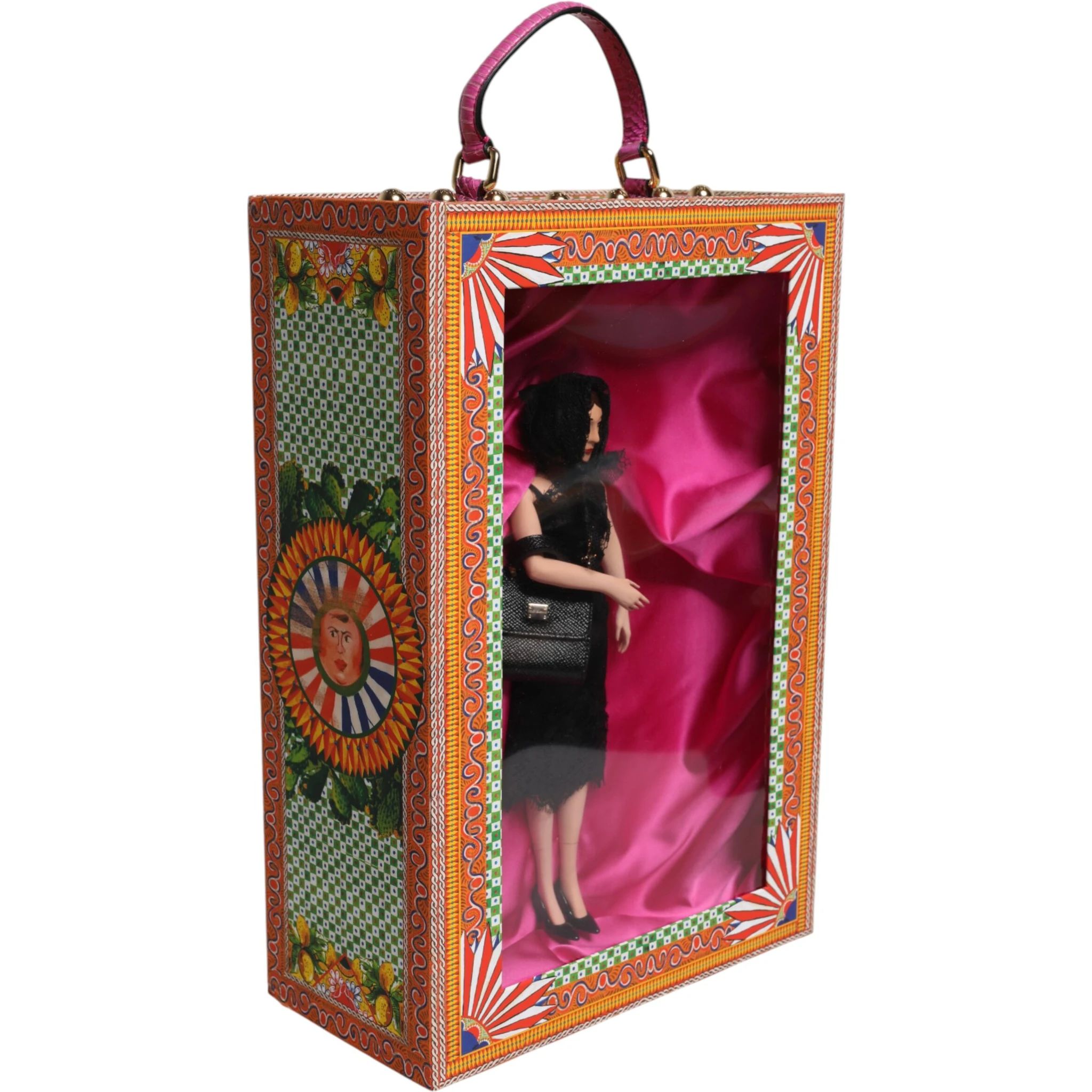 Black Dress Ceramic Porcelain Fashion Leather Sicily Dolls