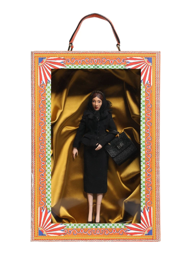 Black Dress Ceramic Porcelain Fashion Leather Sicily Dolls