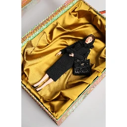 Black Dress Ceramic Porcelain Fashion Leather Sicily Dolls