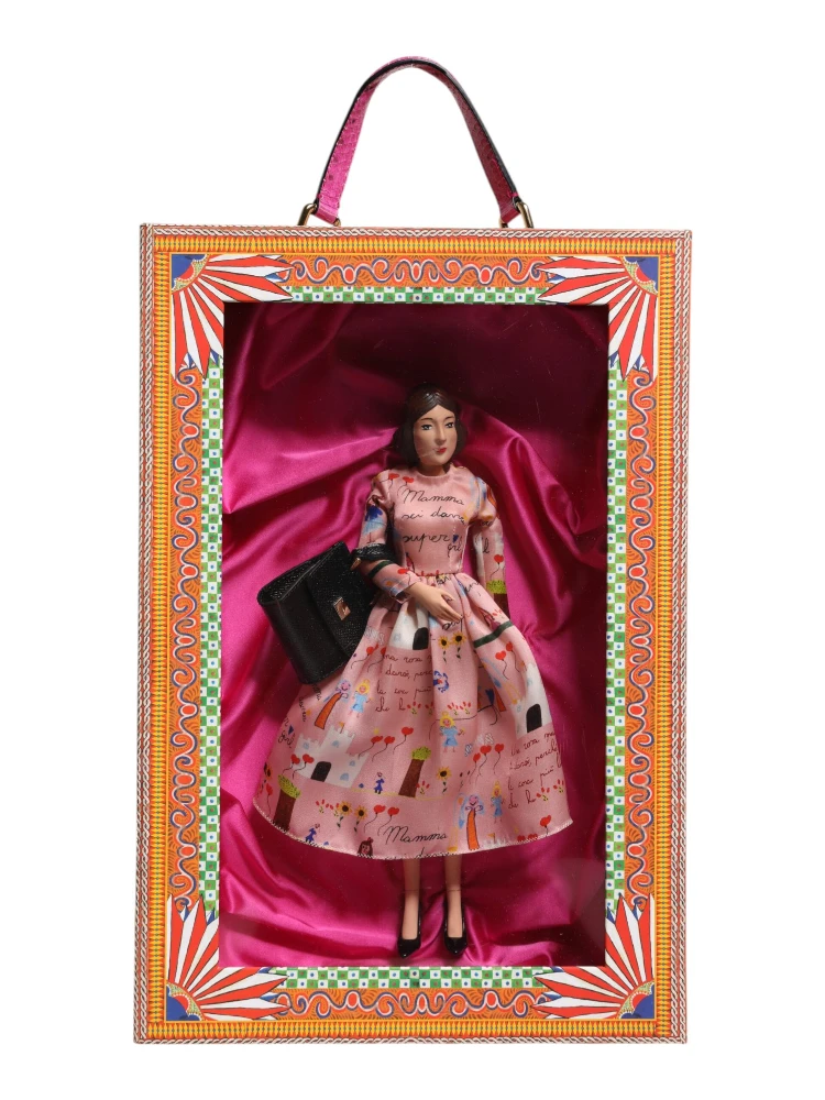 Pink Dress Ceramic Porcelain Fashion Leather Sicily Dolls