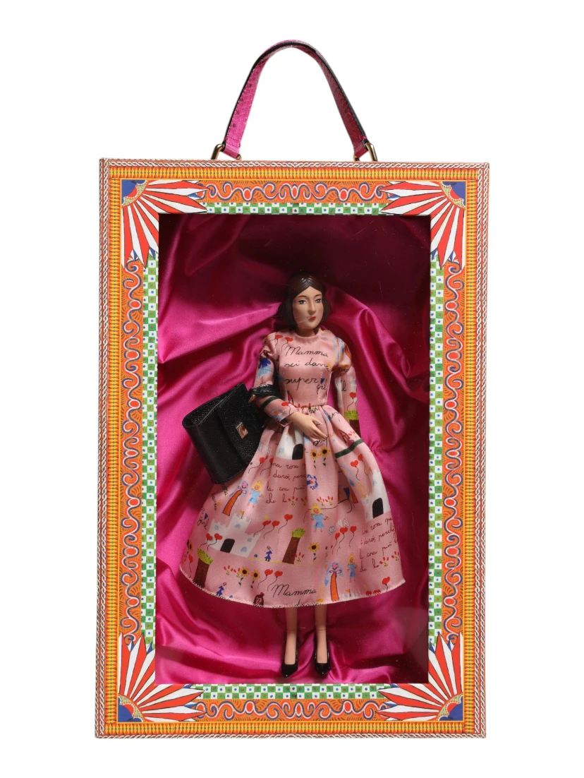 Pink Dress Ceramic Porcelain Fashion Leather Sicily Dolls