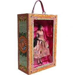 Pink Dress Ceramic Porcelain Fashion Leather Sicily Dolls
