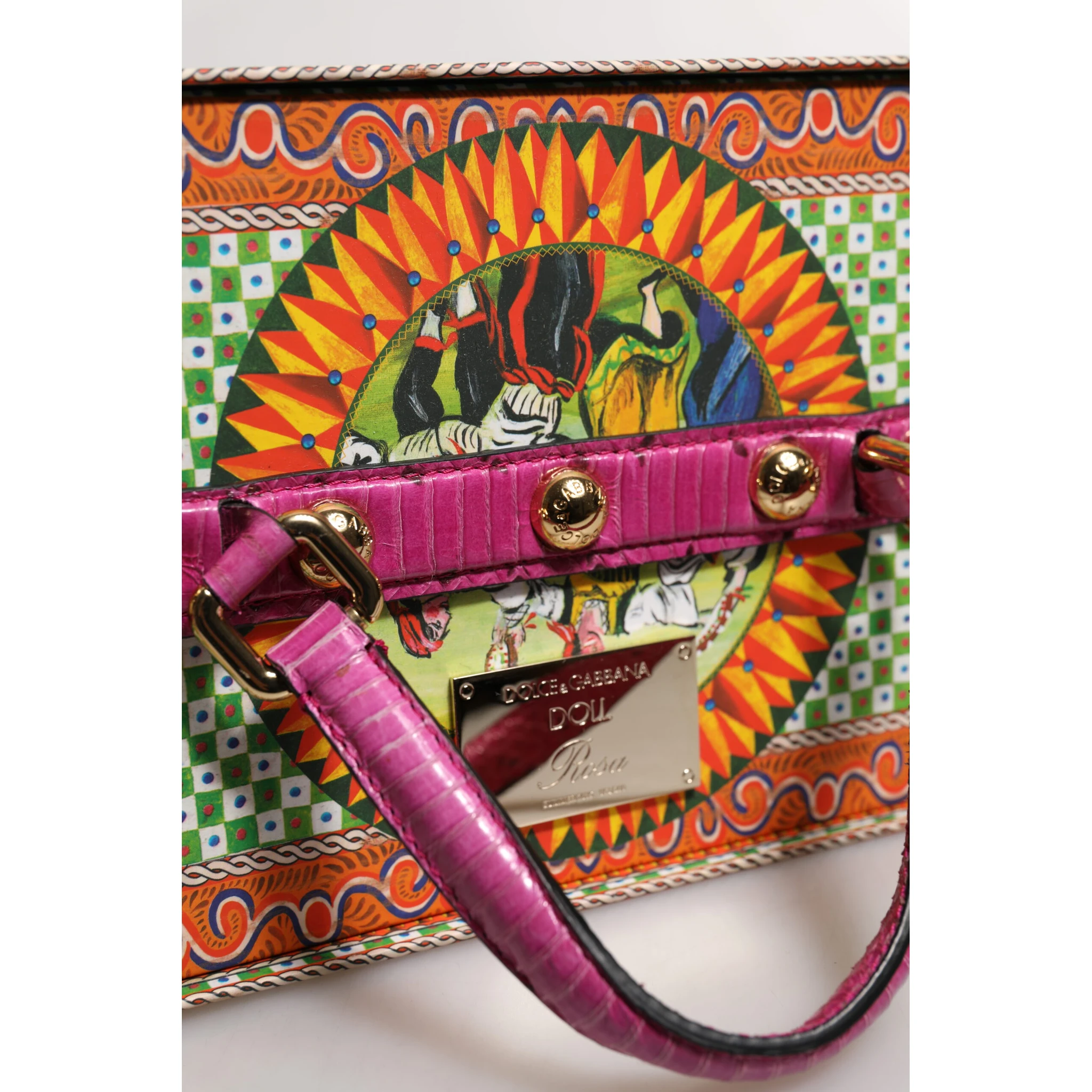 Pink Dress Ceramic Porcelain Fashion Leather Sicily Dolls