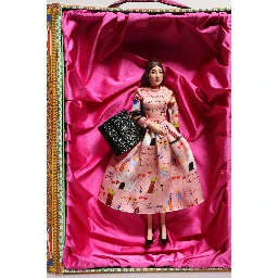 Pink Dress Ceramic Porcelain Fashion Leather Sicily Dolls