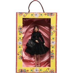 Black Dress Ceramic Porcelain Fashion Leather Sicily Dolls