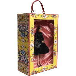 Black Dress Ceramic Porcelain Fashion Leather Sicily Dolls