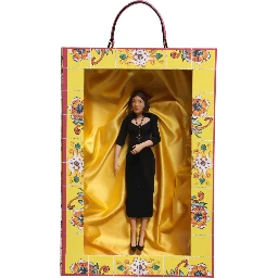 Black Dress Ceramic Porcelain Fashion Leather Sicily Dolls