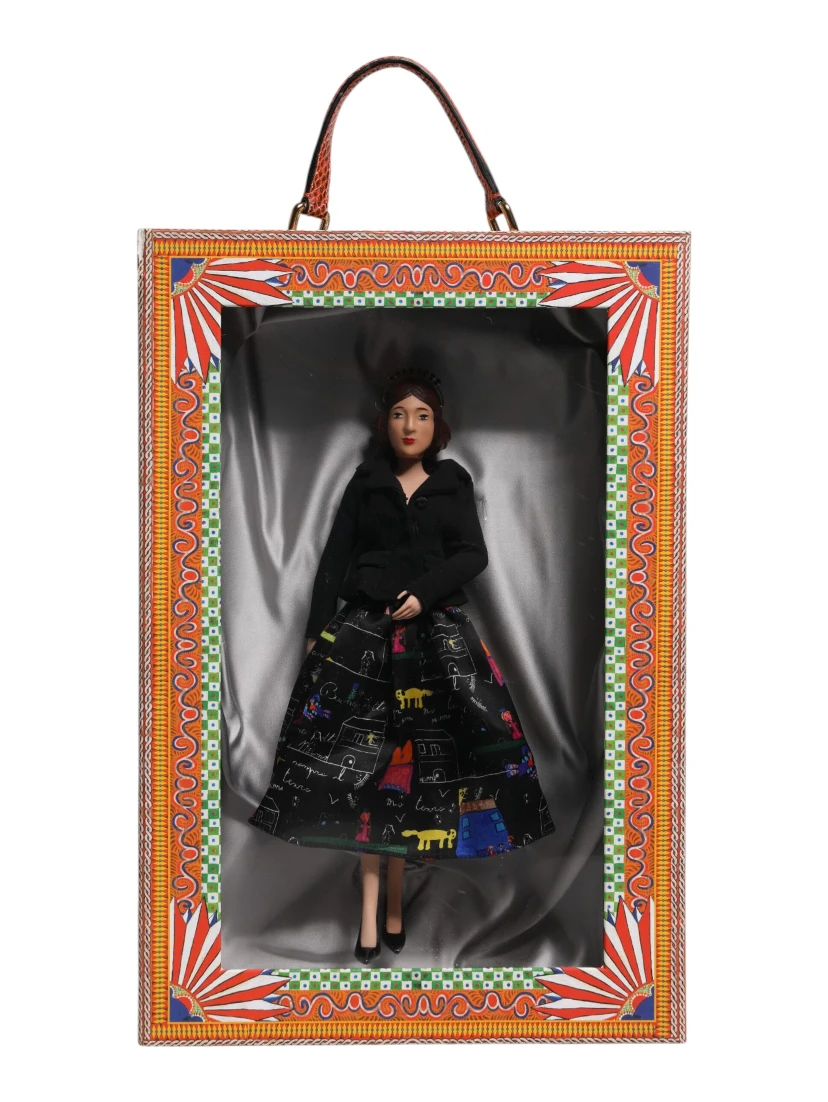 Black Dress Ceramic Porcelain Fashion Leather Sicily Dolls