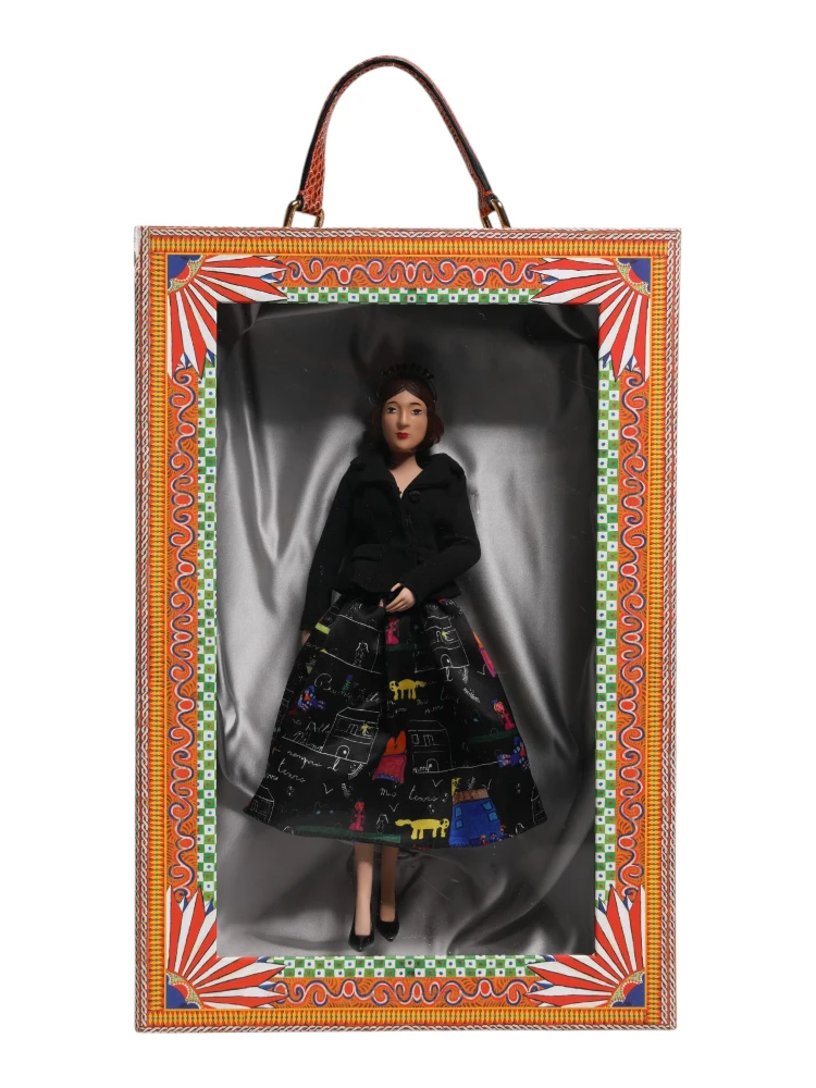 Black Dress Ceramic Porcelain Fashion Leather Sicily Dolls alternative