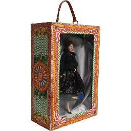 Black Dress Ceramic Porcelain Fashion Leather Sicily Dolls