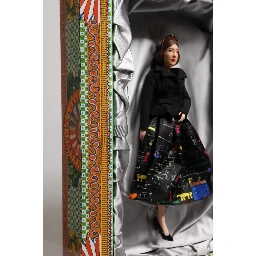 Black Dress Ceramic Porcelain Fashion Leather Sicily Dolls